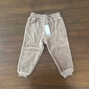NWT QUINCY MAE 18-24m velour relaxed sweatpants